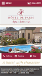 Mobile Screenshot of hoteldeparis-moulins.com